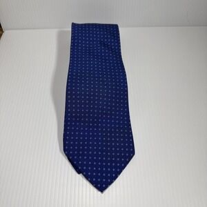 Saldarini 100% Silk Tie Made In Italy Blue Starfish All Over Summer Print